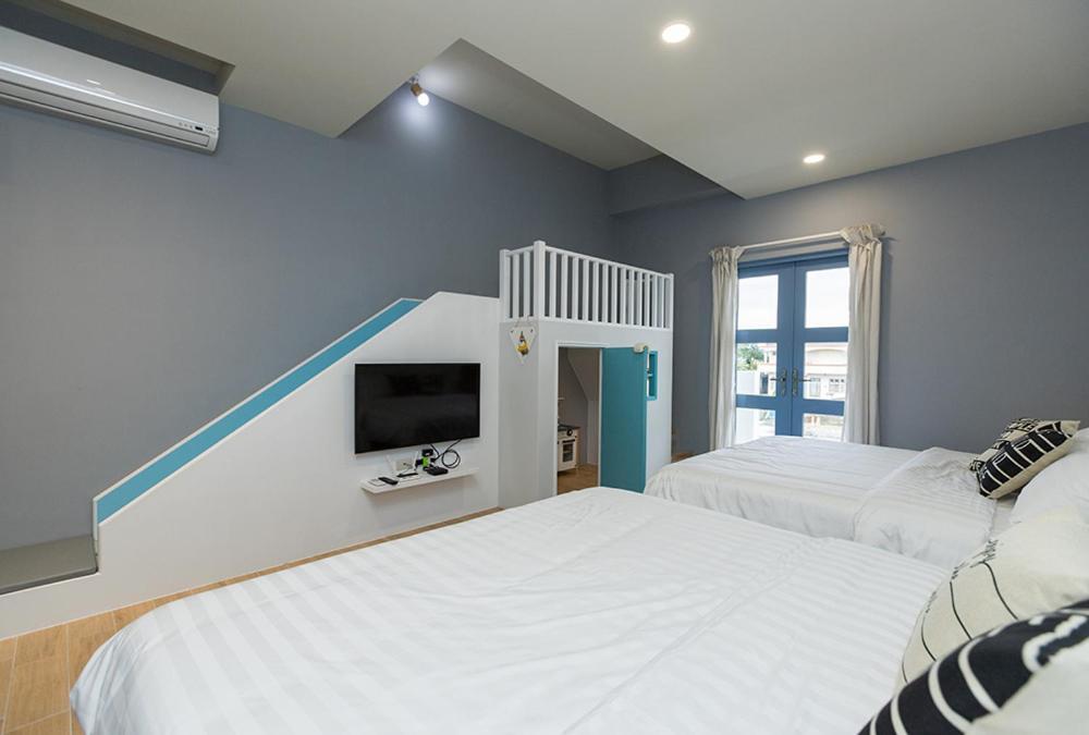 Apartamento Blue White Wujie Exterior foto
