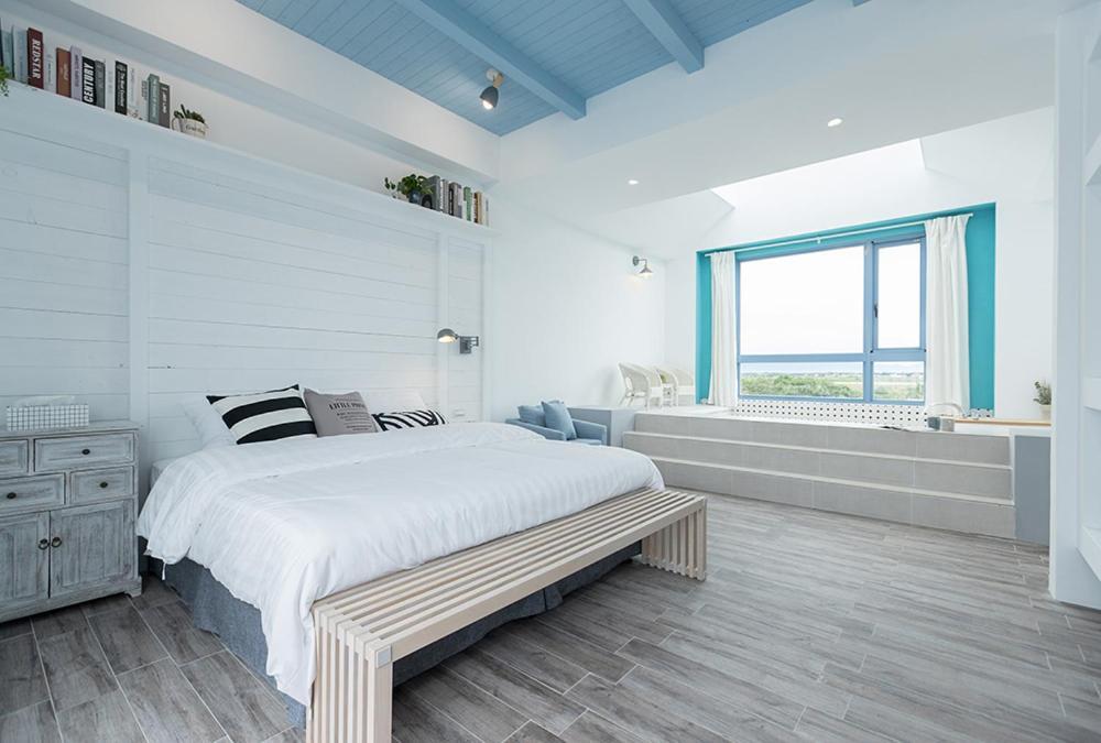 Apartamento Blue White Wujie Exterior foto