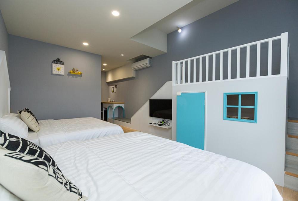 Apartamento Blue White Wujie Exterior foto